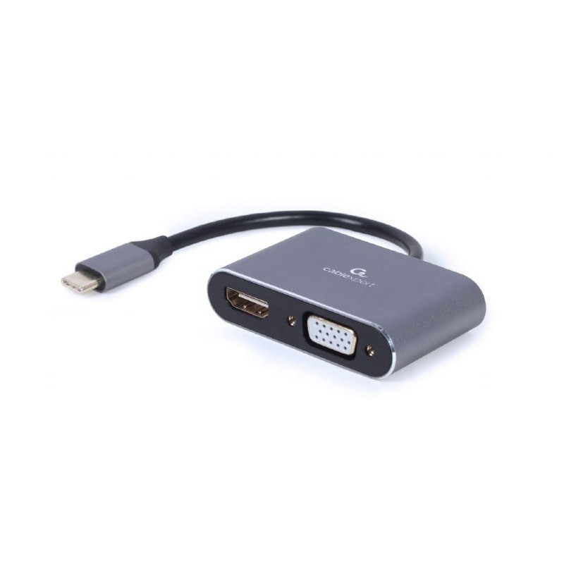 cavo adattatore gembird tipo c usb c-hdmivga-01 usb + vga