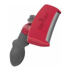 pettine furminator per cane a pelo corto xl rosso/nero [fur151470]