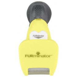 pettine furminator per cane a pelo corto xs giallo/nero [fur151418]