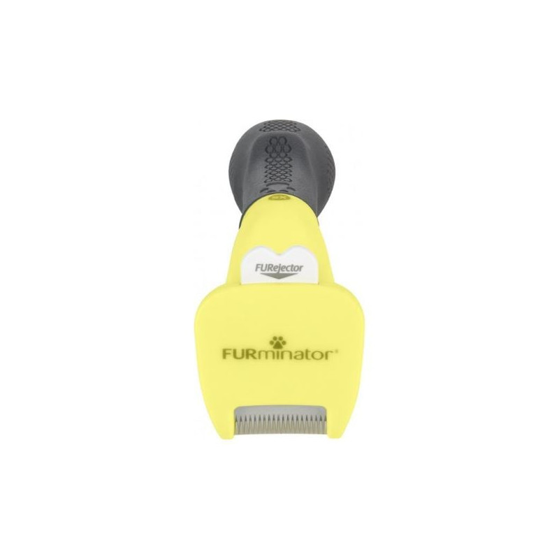 pettine furminator per cane a pelo corto xs giallo/nero [fur151418]
