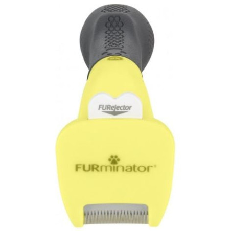 pettine furminator per cane a pelo corto xs giallo/nero [fur151418]