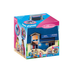 giochi preziosi playmobil dollhouse casa trasportabile multicolore