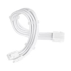 cavo di estensione silverstone pcie 8pin 30cm bianco [sst-pp07e-pci8w-v2]