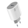 alimentatore da rete cellularline stylecolore usb-c 12w/bianco/grigio