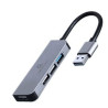 hub usb gembird 4 porte 1xusb 3.1/3xusb 2.0 argento [nugemus4p000023]