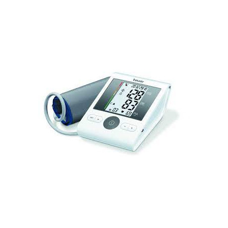 sfigmomanometro da braccio beurer bm28 bianco/grigio [65813]