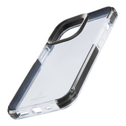 custodia flessibile cellularline per iphone 14 nero/bianco