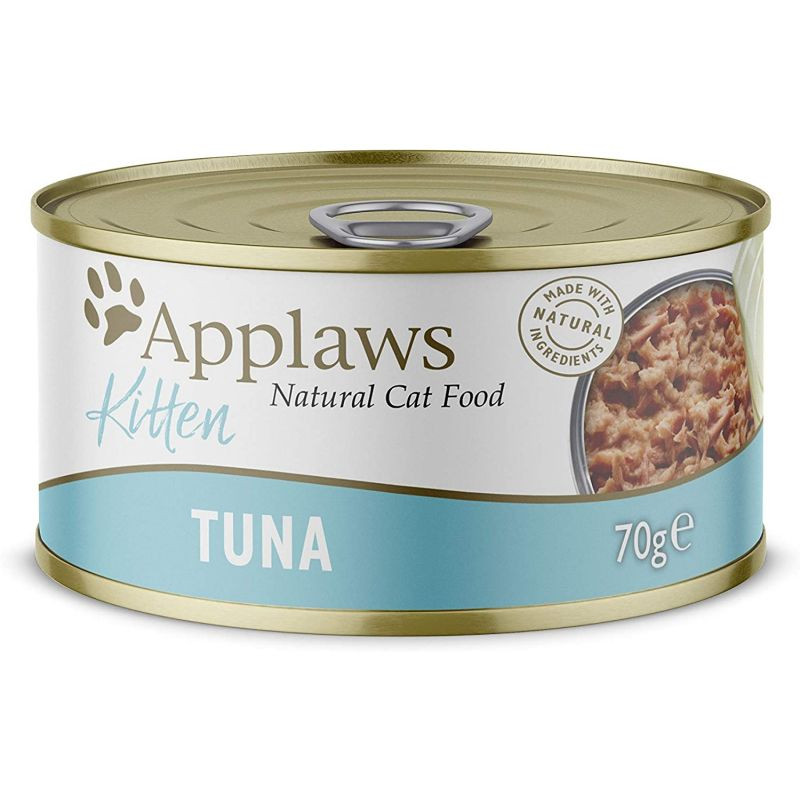 cibo umido applaws filetto di tonno per gatti adulti 70g