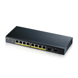 switch zyxel gs1900-10hpgs1900-10hp gestito, l2, gigabit