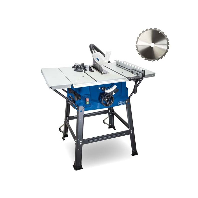 sega da banco scheppach hs100s 2000w 250mm blu/nero [sch5901310905]