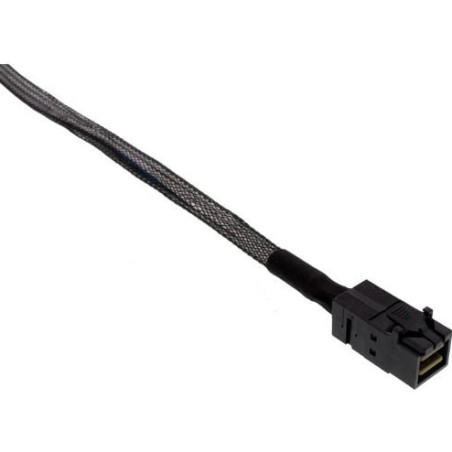 Inline mini sas hd kabel, sff-8643 zu 4x sata con guaina sleeve,