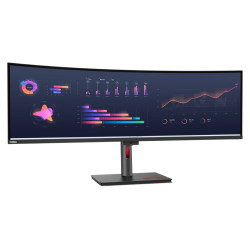 monitor led 49" lenovo p49w-30 5120x1440/4ms/nero [63dbrat1eu]