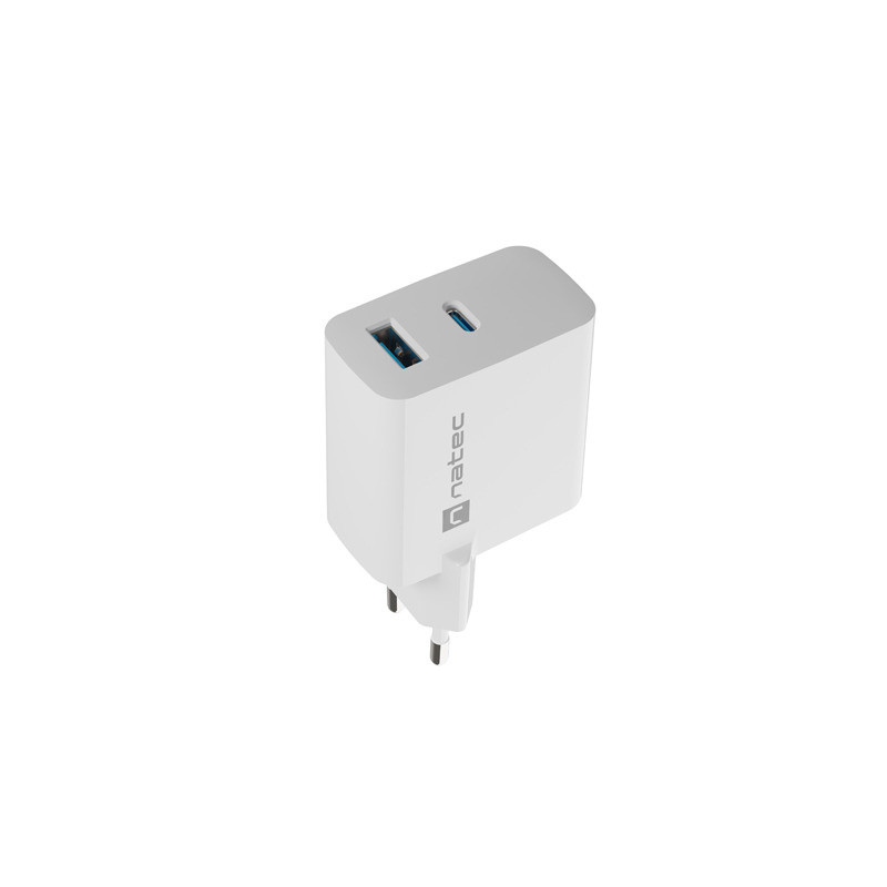 alimentatore da rete natec ribera gan nuc-2144 universale 65w