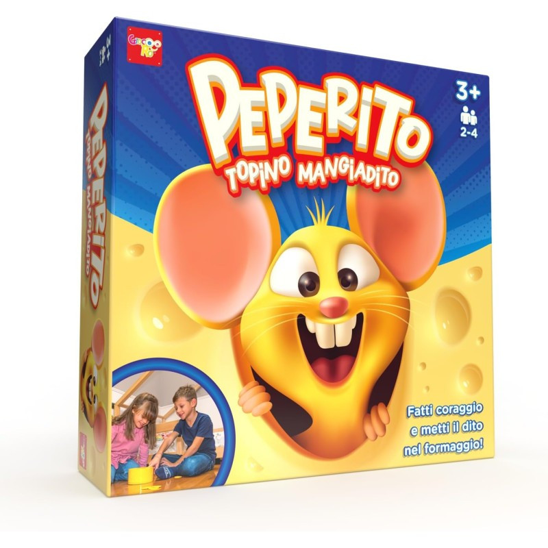 gioco di societa' rocco giocattoli peperino topino mangiadito
