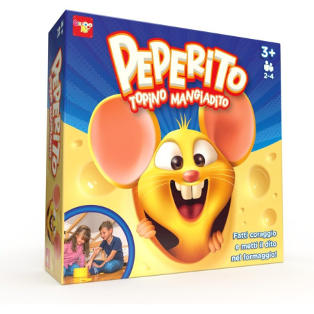 gioco di societa' rocco giocattoli peperino topino mangiadito
