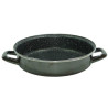 tegame vitrinor k2 a 2 manici rivestita in pietra 24cm in acciaio