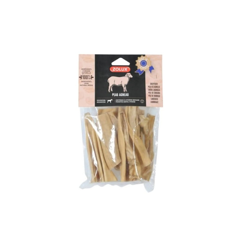 dolcetto per cani zolux pelle di agnello 200g [482649]