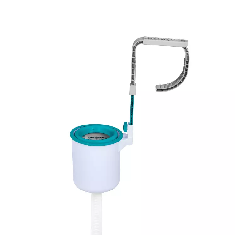 skimmer di superficie bestway per piscina blu/grigio/bianco