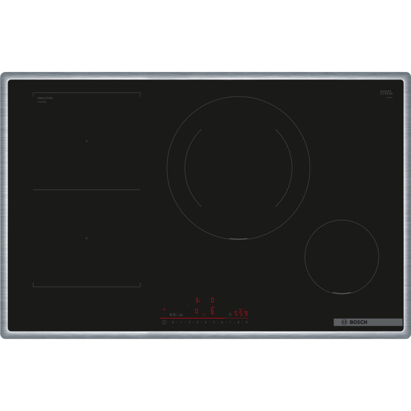 piano cottura bosch pvs845hb1e ad induzione con 4 fuochi nero [pvs845hb1e]