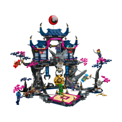 set da costruzione lego ninjago 71813 dojo delle ombre maschera di