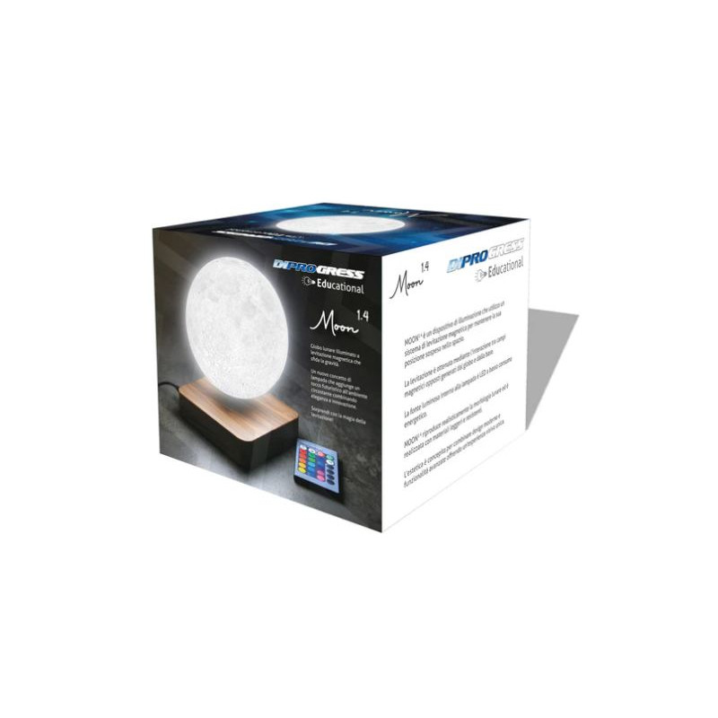 lampada a levitazione diprogress dp-moon-14 bianco