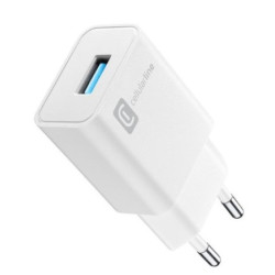 alimentatore di rete cellularline achusb18wsmlw 18w bianco