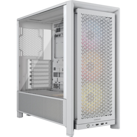 case corsair frame 4000d rs argb midi tower e-atx bianco [cc-9011297-ww]