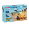 set di costruzioni fischertechnik junior pro 7 modelli arancione/grigio/nero