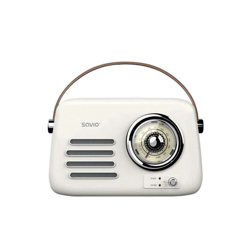 radio portatile savio bianco [rs-02]