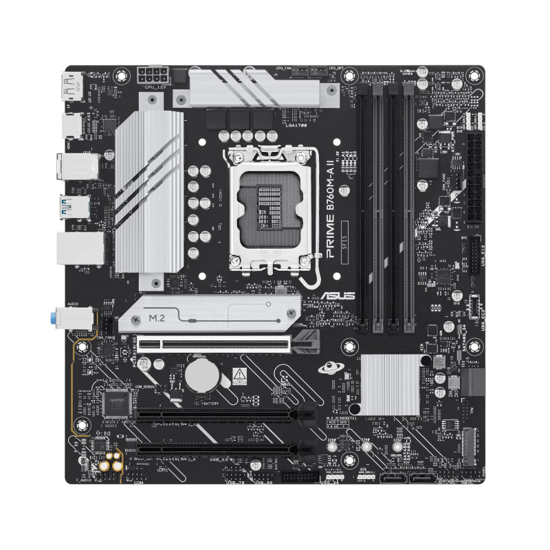 scheda madre asus prime b760m-a ii-csm atx/matx 4xddr5 grigio