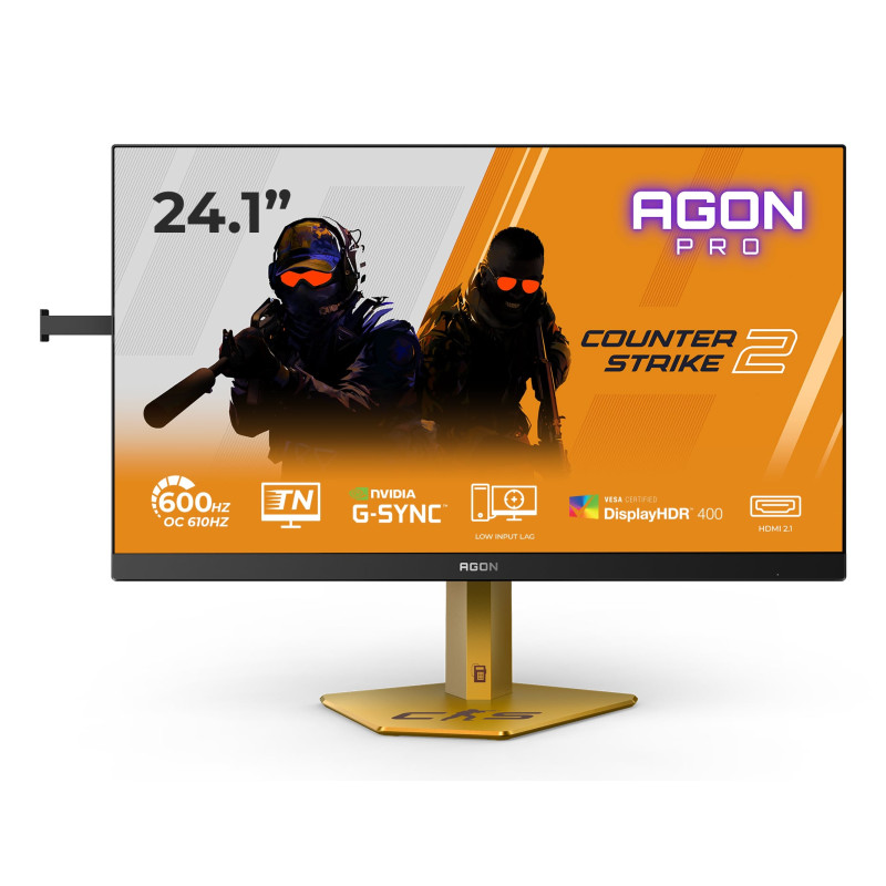 monitor led 24.1" aoc agon pro cs24a full hd 1920x1080 0.5ms