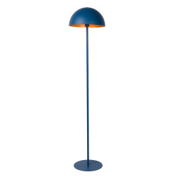 lampada da terra a led lucide siemens e27 ip20 40w 35cm acciaio blu