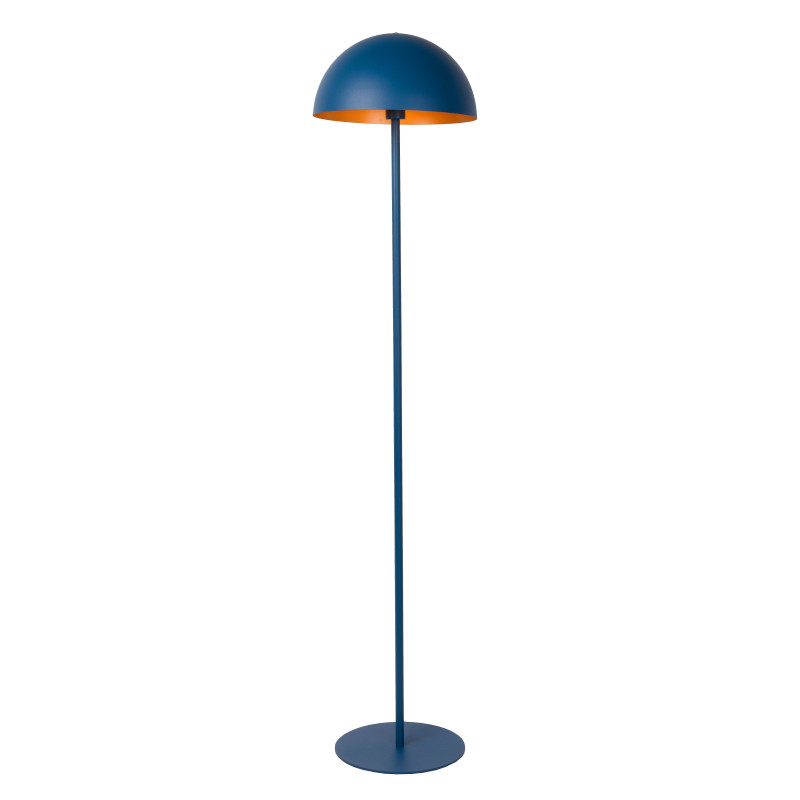 lampada da terra a led lucide siemens e27 ip20 40w 35cm acciaio blu
