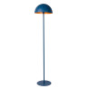 lampada da terra a led lucide siemens e27 ip20 40w 35cm acciaio blu