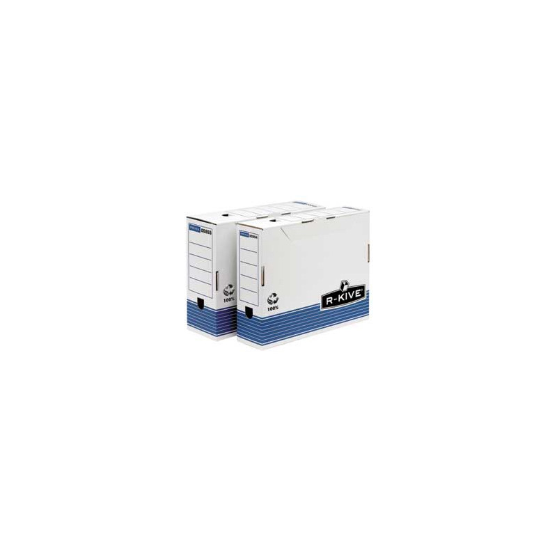 scatola archivio in cartone r-kive a4 dorso 10cm bankers box
