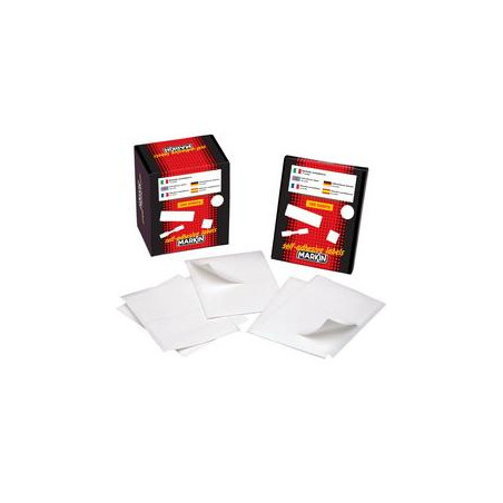 etichette markin adesiva c/502 rosso 100 fogli (8 etichette 105x72mm)