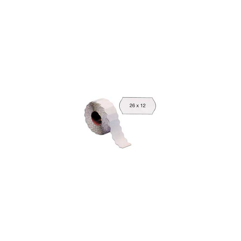rotolo prezzatrice markin 1500 etichette 26x12mm bianche permanenti