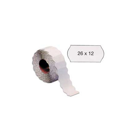 rotolo prezzatrice markin 1500 etichette 26x12mm bianche permanenti