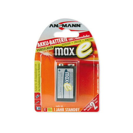 pila ansmann 1 pz. maxe nimh 9v 200 mah [5035342]