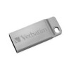 pen drive 16gb verbatim mini con portachiavi usb 2.0 argento