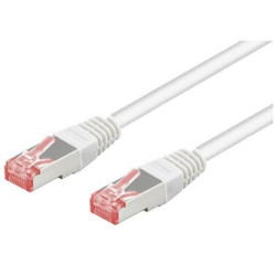 cavo di rete goobay in rame cat. 6 bianco sftp lszh 0,25m