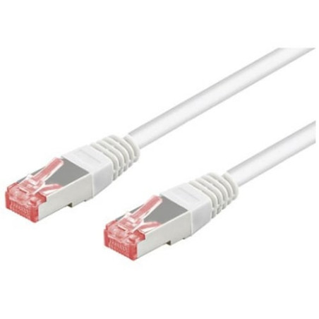 cavo di rete goobay in rame cat. 6 bianco sftp lszh 0,25m