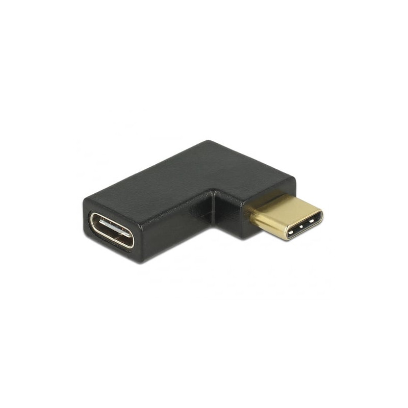 adattatore delock usb usb/c m f angolato r/l 10gbps [65915]