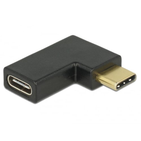adattatore delock usb usb/c m f angolato r/l 10gbps [65915]