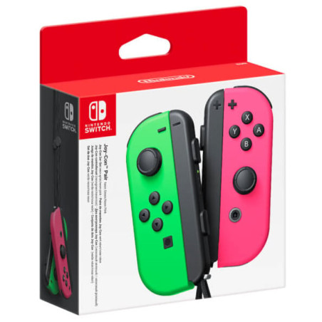 controller nintendo switch set 2 joy-con verde/rosa neon 2512366b