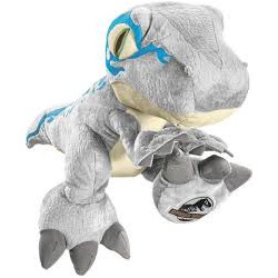 schmidt spiele - peluche velociraptor 48cm blu [42754]