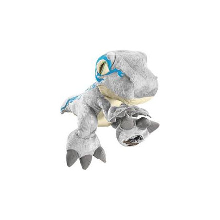 schmidt spiele - peluche velociraptor 48cm blu [42754]
