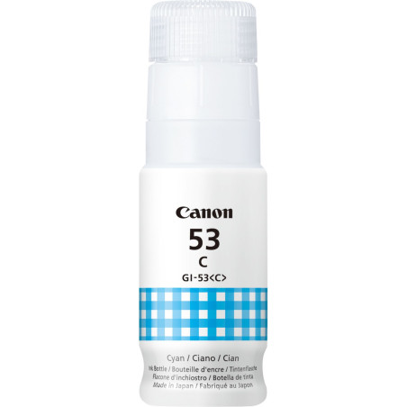 inchiostro di ricarica canon gi-53c pixma g550 g650 ciano [4673c001]