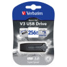 Pen drive 256gb verbatim store n go v3 usb 3.0 / grey [49168]
