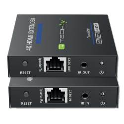 extender hdmi techly 4k 60hz 18gbps hdr10 su cavo cat.6/6a/7 fino